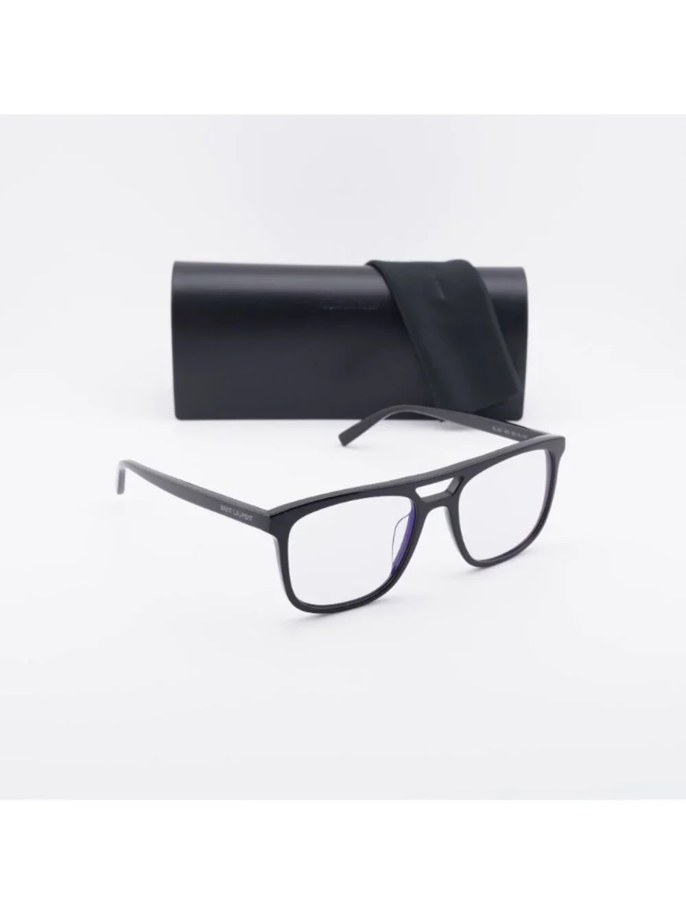 Saint Laurent SL455 005 Square Sunglasses - Black / Grey Photochromic